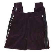 Fabletics Womens Britt Joggers Sweatpants Track Pants Purple Gray XS Velour - £30.54 GBP