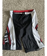 Canari Black Cycling Shorts Mens Padded Compression Shorts Drawstring Ra... - $264.73 MXN