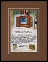 1967 Magnavox Automatic Color TV Framed 11x14 ORIGINAL Vintage Advertise... - £34.84 GBP