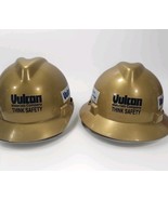 Vulcan Hard Hat Safety Helmets MSA material Company Size Medium Lot Of 2 - $29.74 CAD