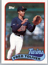 1989 Topps 623 Fred Toliver  Minnesota Twins - £0.77 GBP