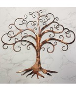 Swirled Tree of Life - Metal Wall Art - Copper 17&quot;  - $54.13