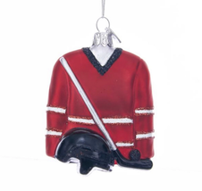 Kurt Adler Noble Gems Hockey Outfit Glass Christmas Ornament NB1335 - £16.38 GBP