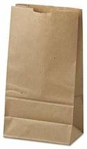 10 Pound Brown Paper Bags - 500 Count - 6&quot; X 3.6&quot; X 11.1&quot; - Sack Lunch Bags - £25.75 GBP