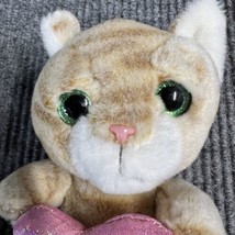 Kellytoy 6” Plush Russ &amp; Make Someone Happy Cat Stuffed Animal Big Green Eyes - £9.72 GBP