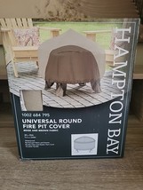 Hampton Bay Waterproof Outdoor Round Fire Pit Cover All Weather Universal - $20.58