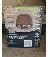Hampton Bay Waterproof Outdoor Round Fire Pit Cover All Weather Universal - $378.16 MXN