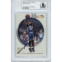 Rick Fox Los Angeles Lakers Auto 2000 Fleer Basketball On-Card Autograph Beckett - $97.98