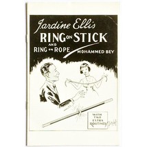 Ring on Stick and Ring on Rope by Jardine Ellis - Booklet Only - $3.91