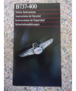 INFLIGHT Safety Card - US Airways - B737-400, 1989 - €16,88 EUR