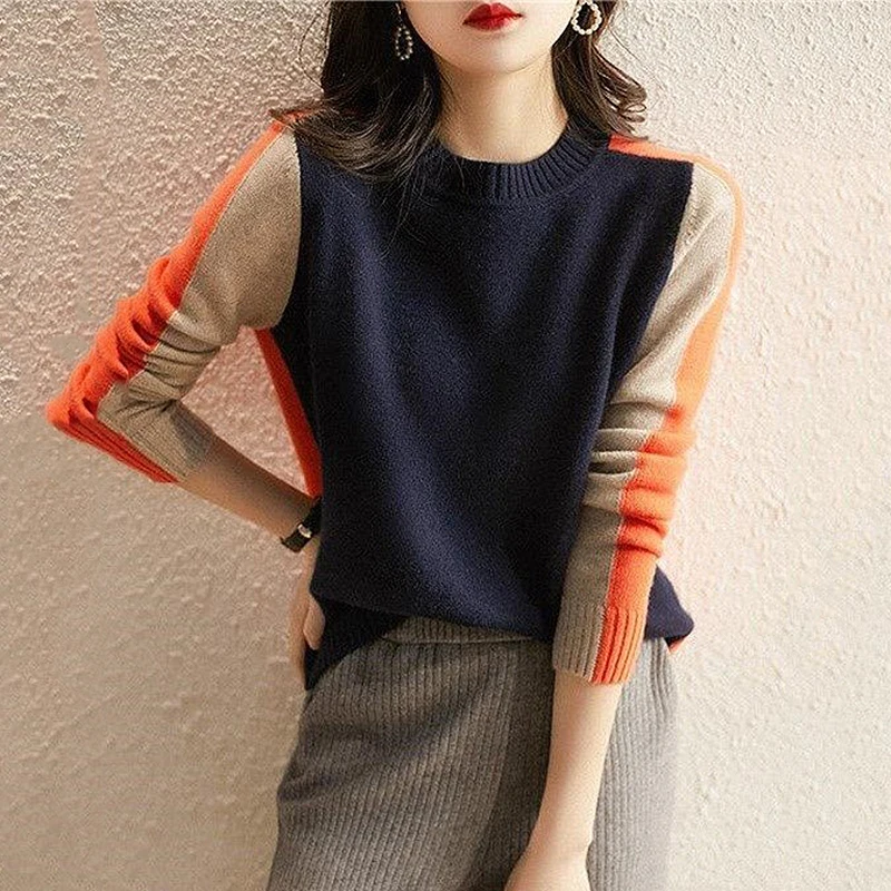 BETHQUENOY Casual  s Women  Pullover Truien Dames Knit Bottoming Shirts ... - £95.19 GBP