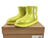 UGG Classic Clear Mini Boots Womens Size 6 Lime Green With Shoe Box - $67.54
