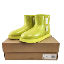 UGG Classic Clear Mini Boots Womens Size 6 Lime Green With Shoe Box - £53.97 GBP