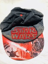 STAR WARS Darth Vader Youth Baseball Cap Snapback Hat Red &amp; Black One Size Hat - $4.95