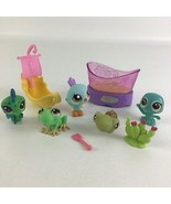 Littlest Pet Shop Figure Habitat Lot Frog Bird Turtle Dragon Octopus Hasbro - $58.15 CAD