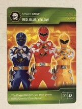Mighty Morphin Power Rangers Dino Thunder Trading Card #PR-32 Red Blue Yellow - £1.57 GBP
