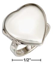 Sterling Silver Heart Locket Ring - £53.19 GBP+