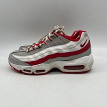 Nike Air Max 95 Recraft CJ3906-004 Boys Gray Red Lace Up Athletic Sneaker Size 7 - £35.02 GBP