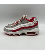 Nike Air Max 95 Recraft CJ3906-004 Boys Gray Red Lace Up Athletic Sneake... - £35.49 GBP