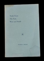 Vtg Book Trails From East West &amp; South Freemasonry Author Signed Wilmer ... - $24.99