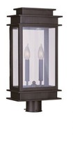 Livex 2017-07 2 Light Outdoor Post Head in Bronze - $810.66