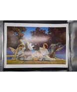 Vtg &quot;The Lute Players&quot; Maxfield Parrish Poster Book Print &#39;74 Nostalgia ... - €34,35 EUR