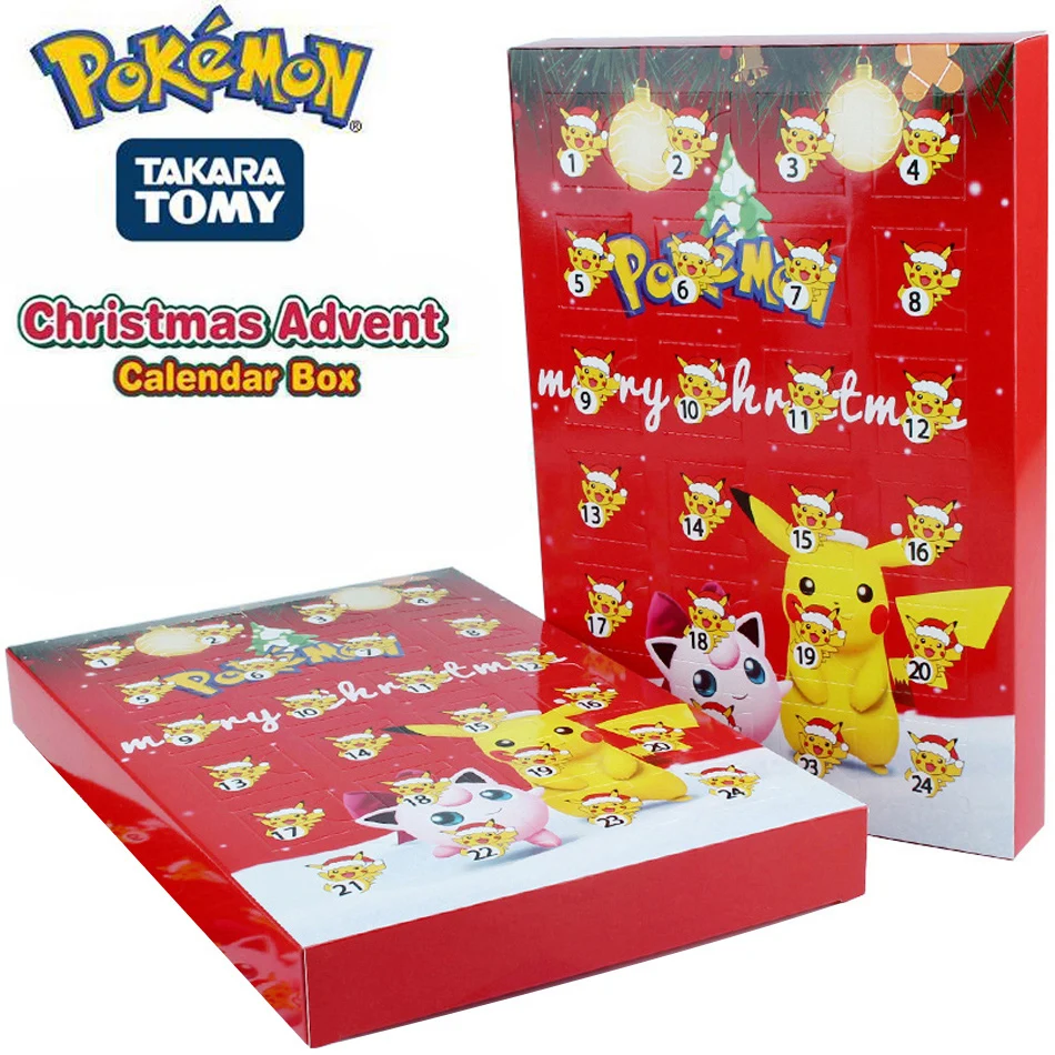 24pcs/set Pokemon Figure Christmas Advent Calendar Gift Kawaii Pikachu Anime - £10.83 GBP+