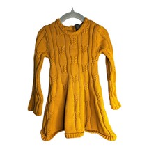 Christian Siriano Toddler Girls Yellow Gold Sweater Dress Size 3T - £15.85 GBP
