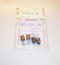 SONY Part No. 1-518-263-00 Lamp/Light Bulb 23V 3W, 4Pcs. NOS - £1.12 GBP