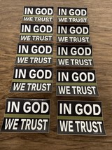 NEW In God We Trust Soldier Military Support Sticker Decal Lot of 10 KG JD - $7.91