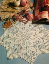 6X Cherokee Rose Wicker Rosette Triple Treat Bit of Luck Crochet Doily Patterns - £7.95 GBP