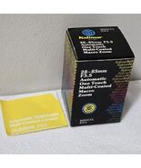Kalimar 28-85 Auto Zoom Lens F/3.5 Cap / Box / Manual Korea Vintage - $593.83 MXN