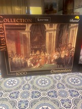 Museum Collection Louvre David 1000 Pcs. Puzzle Clementoni Napolean - - $25.74