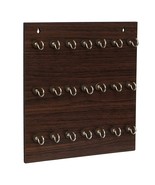 Wooden Premium Key Chain Wall Hanging Key Holder 21 Hooks (Brown) FREE S... - £20.23 GBP