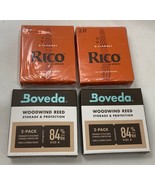 20 RICO by D&#39;Addario Bb Clarinet Unfiled Reeds 2.0, 2 pks of 10 + Reed S... - $831.26 MXN