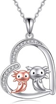 Sterling Silver Cute Animal Pendant Necklace Fox Snake Unicorn Owl on Mo... - £46.00 GBP