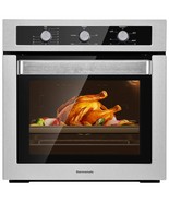 24&quot; Single Wall Oven, 2.3 Cu.Ft. Natural Gas Oven With 5 Cooking Functio... - £1,070.58 GBP