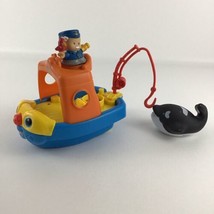 Fisher Price Little People Sail N Float Boat Playset 2007 Figures Whale ... - £23.64 GBP