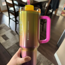 2024 Starbucks x Stanley Summer Sunset Gradient Yellow Pink 40oz Tumbler - $44.69