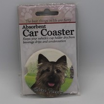 Super Absorbent Car Coaster - Dog - Carin Terrier - $5.35