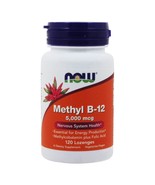 NOW Foods Methyl B12 5000 mcg., 120 Lozenges - €25,15 EUR