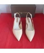 FRANCO SARTO Racer Slingback Pumps $115 - US Size 8 W - Nude - #939 - $39.59