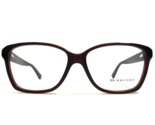 Burberry Eyeglasses Frames B 2121 3008 Burgundy Red Brown Wood Square 52... - $118.79