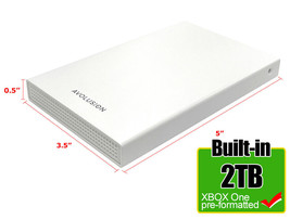 2Tb Usb 3.0 Portable Xbox One X, S, Gen1 External Gaming Hard Drive - $128.32