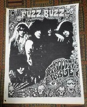 XRARE ~1982 Fuzz Buzz #1: The FuzzTones fanzine inaugural issue garage rock - £35.50 GBP