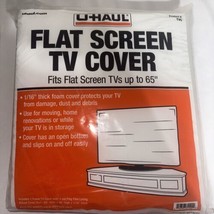 U-Haul Foam Flat Screen TV Cover Fits TVs Up To 65&quot; For Moving Open Pack - £7.78 GBP