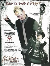 Dearborn of Deadstar Assembly 2005 B.C. Rich The Dagger guitar 8 x 11 ad print - £3.15 GBP