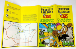 1970s Land Of Oz Tweetsie Railroad Grandfather Mountain NC VTG Travel Br... - £7.01 GBP