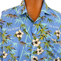 Rima Hawaiian Aloha 3XL Shirt St Kitts West Indies Hibiscus Flower Bamboo Weld - £39.50 GBP