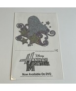 VTG NEW Hanna Montana Disney Iron On Patch 1 Pc. 4&quot; Miley Cyrus Glitter ... - €8,68 EUR